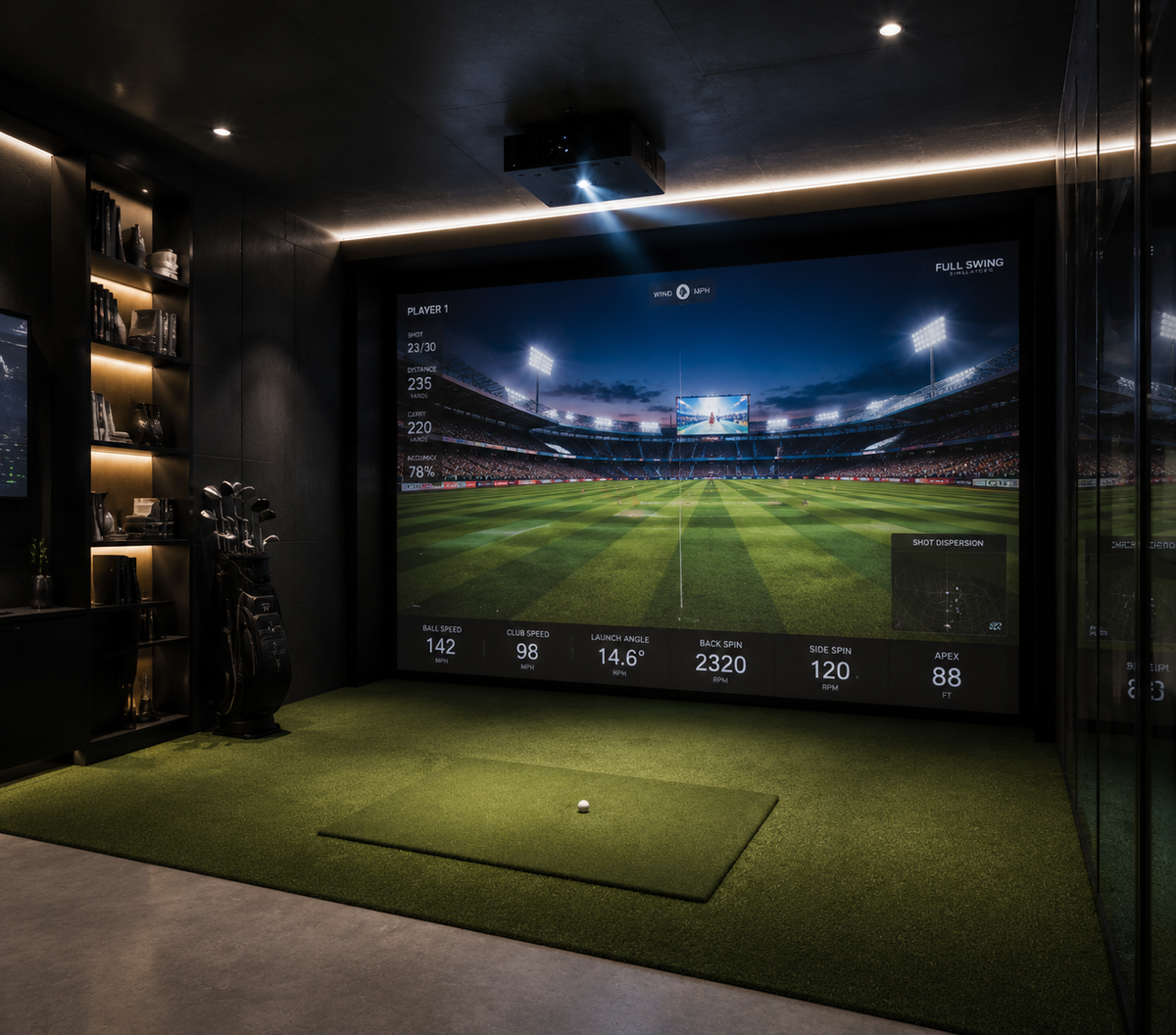 Stadium projection system active