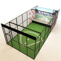 VR Softball Simulator Built for Elite Training, Full-Length Enclosure, Impact Screen, Turf Infield
