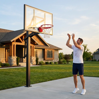 Northline Athletics ApexCourt Pro 72 In-Ground Basketball System — Lifestyle