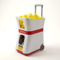 Pickleball Training Machine Built for Advanced Players, Dual-Wheel System, Speed Control, Oscillation