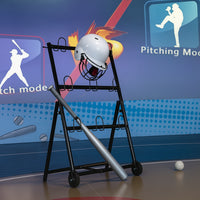 Softball Simulator Designed for Elite Training, Glass Enclosure, Stadium Projection, Pro Turf Surface